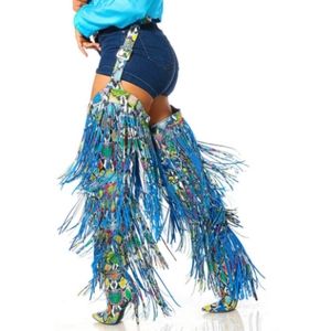 Cape robbin fringe boot